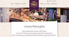 Desktop Screenshot of cafe-erdmann.de