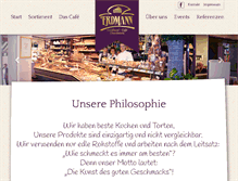 Tablet Screenshot of cafe-erdmann.de